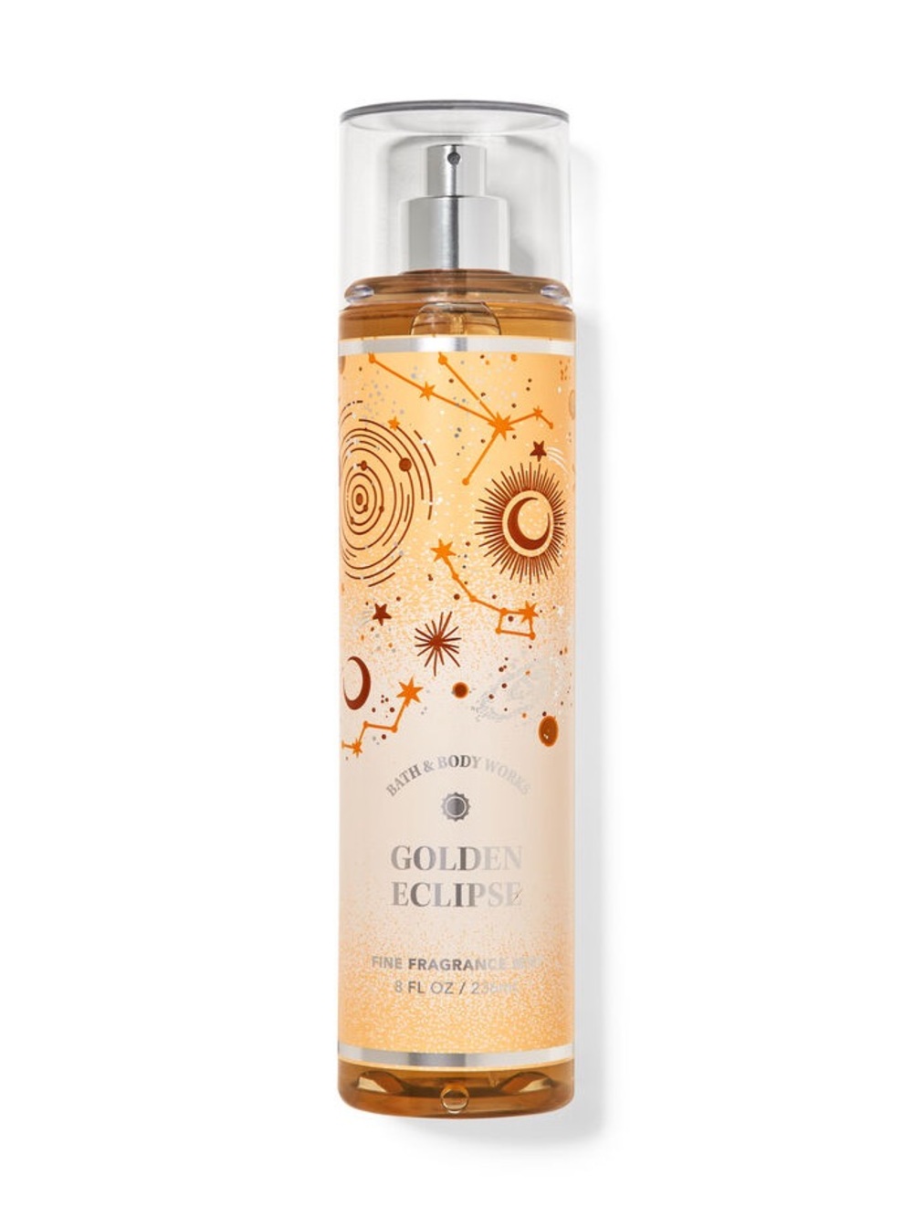 Golden Eclipse Fragrance Mist Bottle